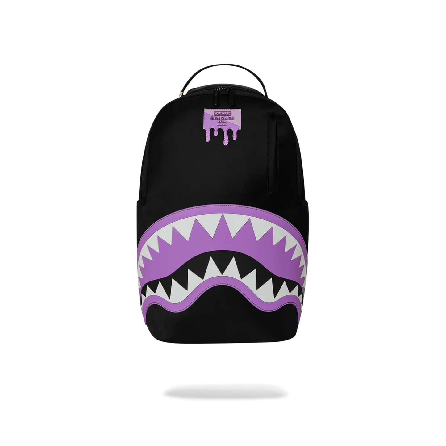 Sprayground Shark Central Passport Backpack - Black/Purple