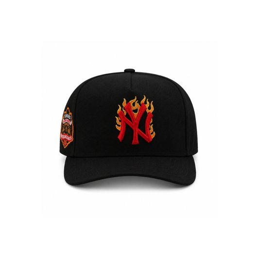 New Era NY Yankees Fire Edition Snapback –  Black