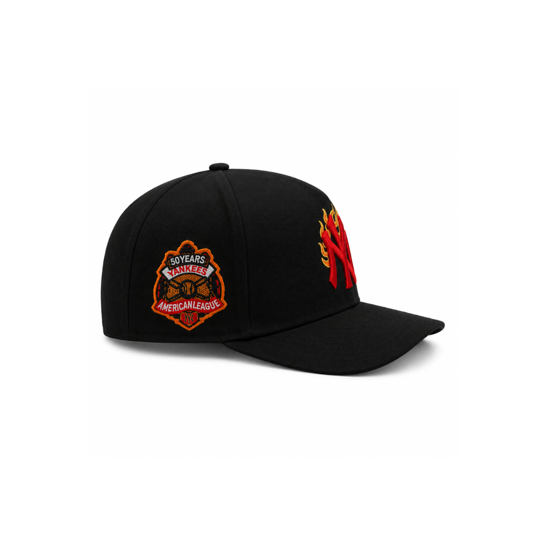 New Era NY Yankees Fire Edition Snapback –  Black