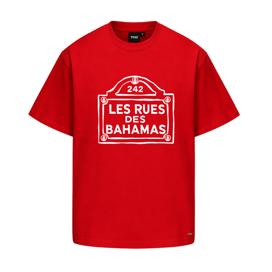 Les Rues Des Bahamas Tee - Red