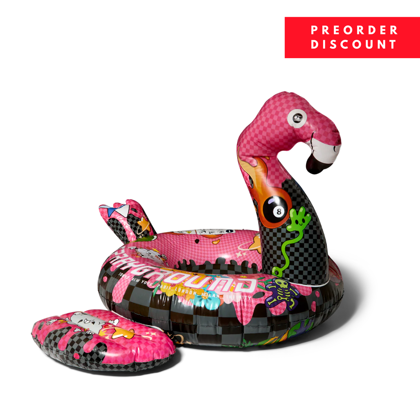 Sprayground Pool Party Floaty - Flamingo Mafia