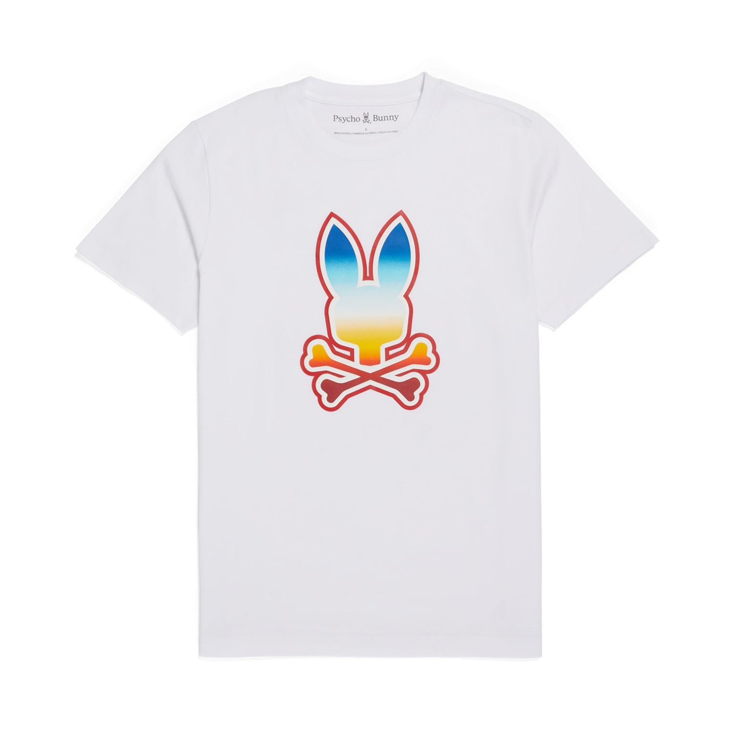 Psycho Bunny Men's Guy Graphic Tee - White