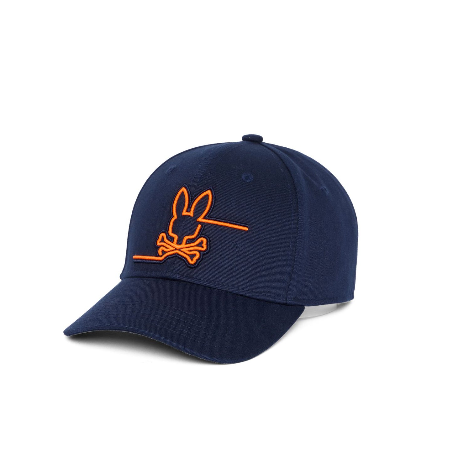 Psycho Bunny Chester Embroidered Baseball Hat - Navy