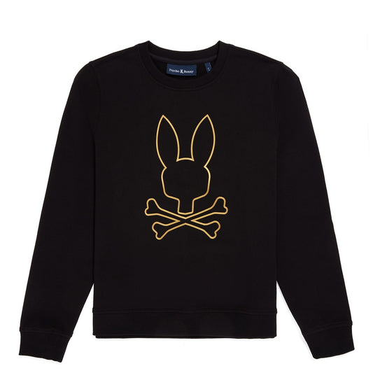 Psycho Bunny Beumont Metallic HD Sweatshirt - Black