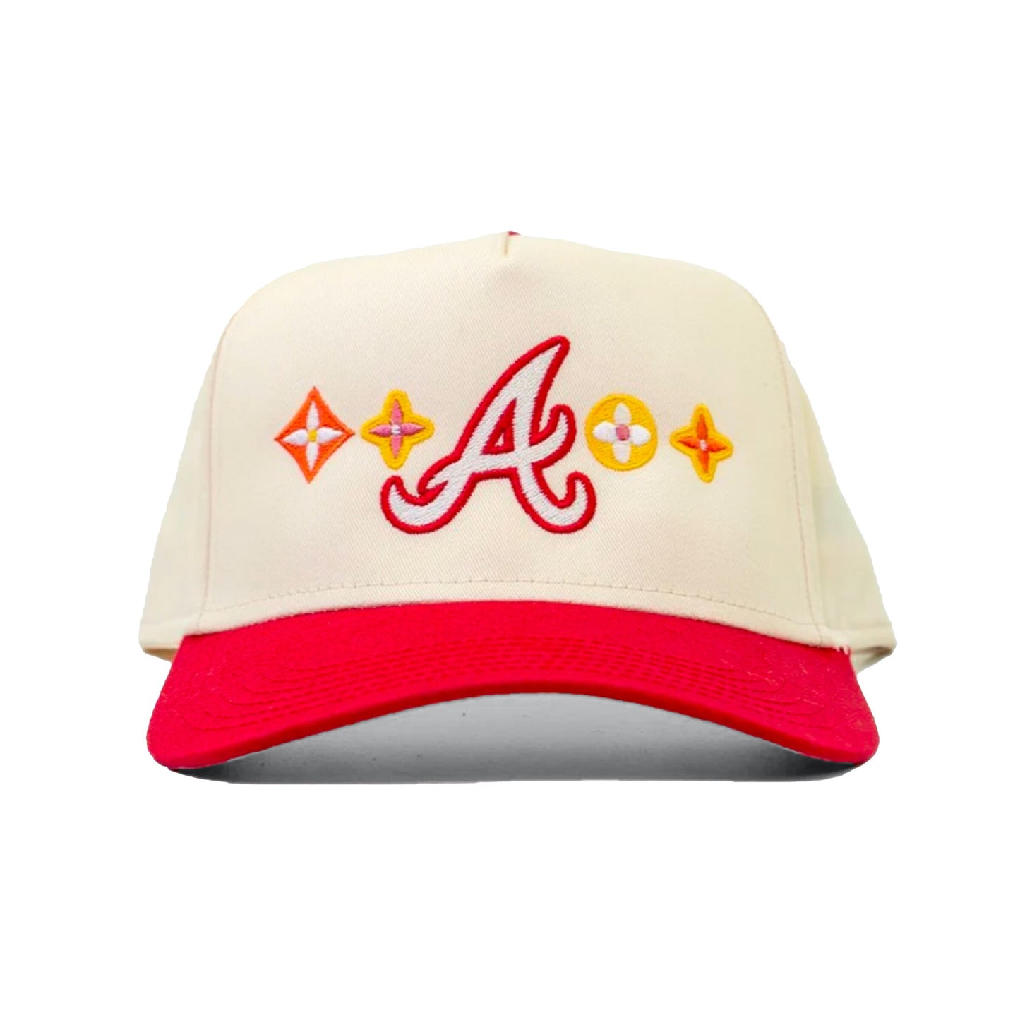 Crown Kings ATL Louis Snapback - Natural/Red