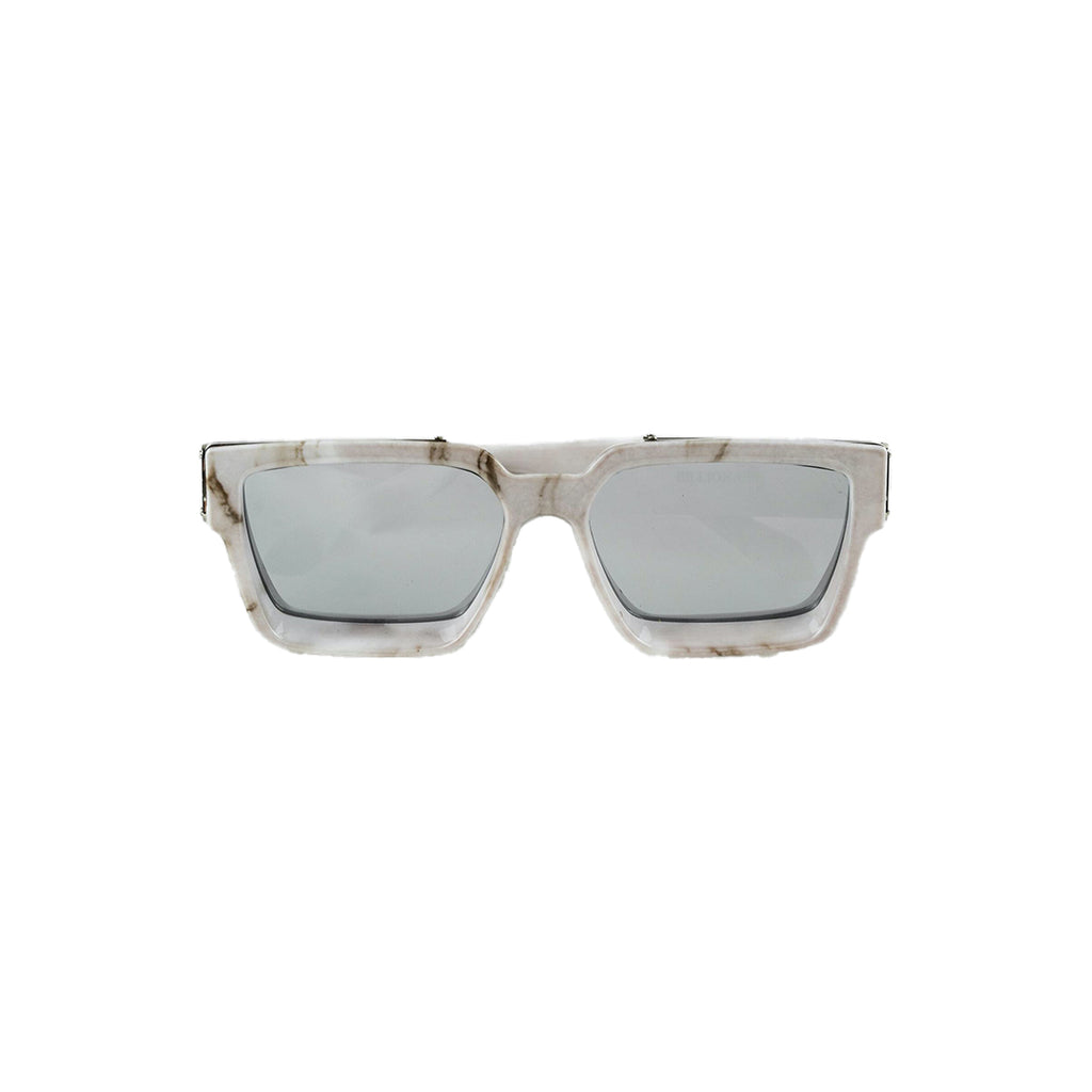 Crown Kings The Billionaires Sunglasses - Marble/Silver