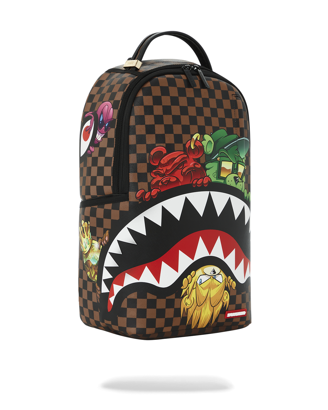 Sprayground Sharks in Paris Characters Sneakin Backpack YNGDGRT