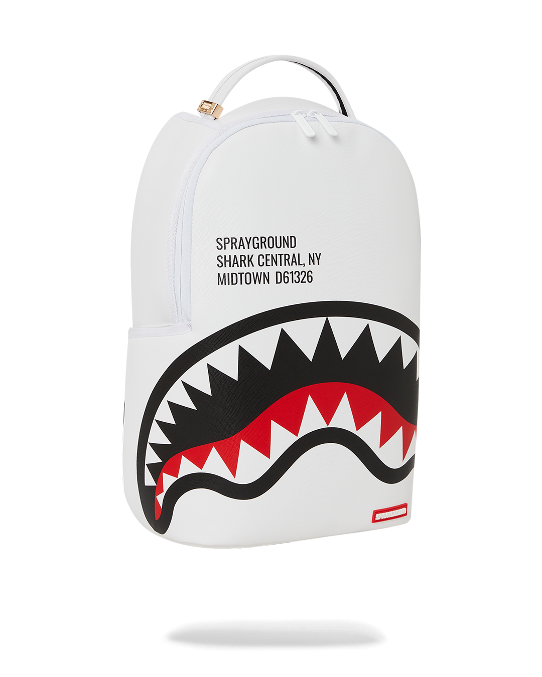 Sprayground Shark Central Backpack - White