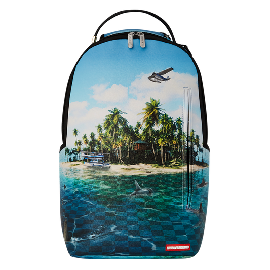 Sprayground Shark Island Headquarters Deluxe Backpack