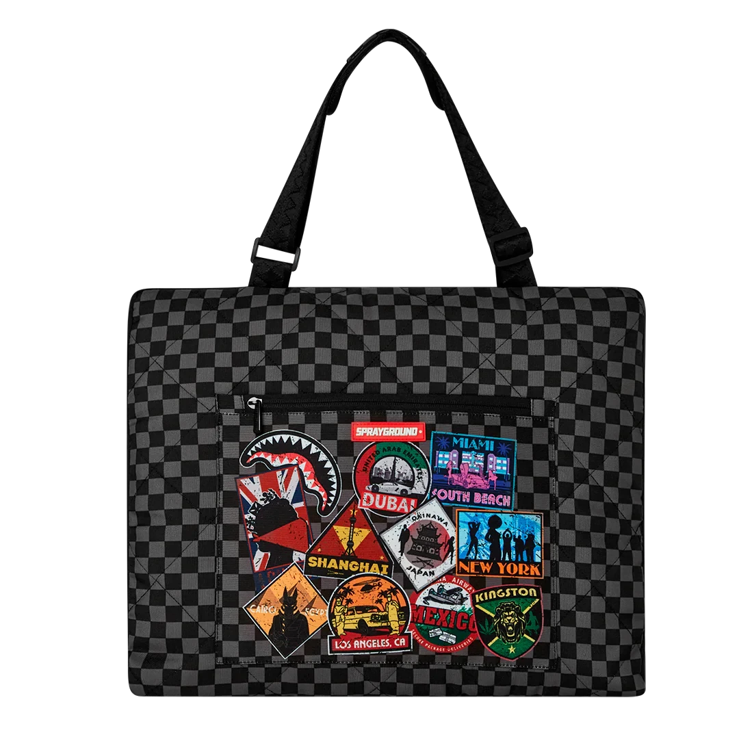 Sprayground Global Mogul Packable Beach Mat & Convertible Tote