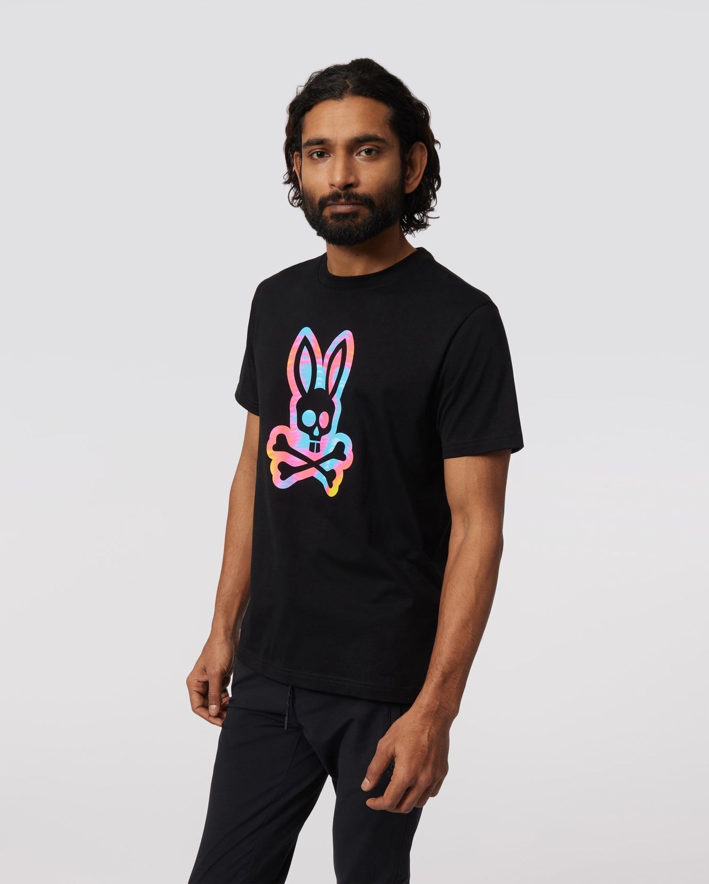 Psycho Bunny Men's Montgomery Graphic Tee - Black