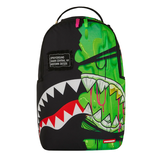 Sprayground Zombie Ooze Shark Central Deluxe Backpack