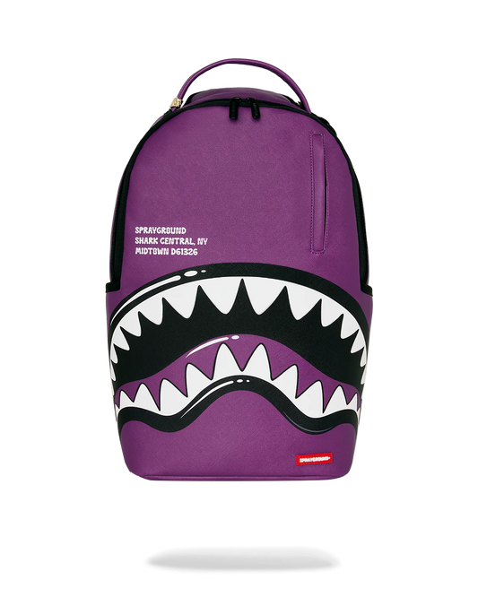 Sprayground Shark Central Bubble Shark Backpack - Purple