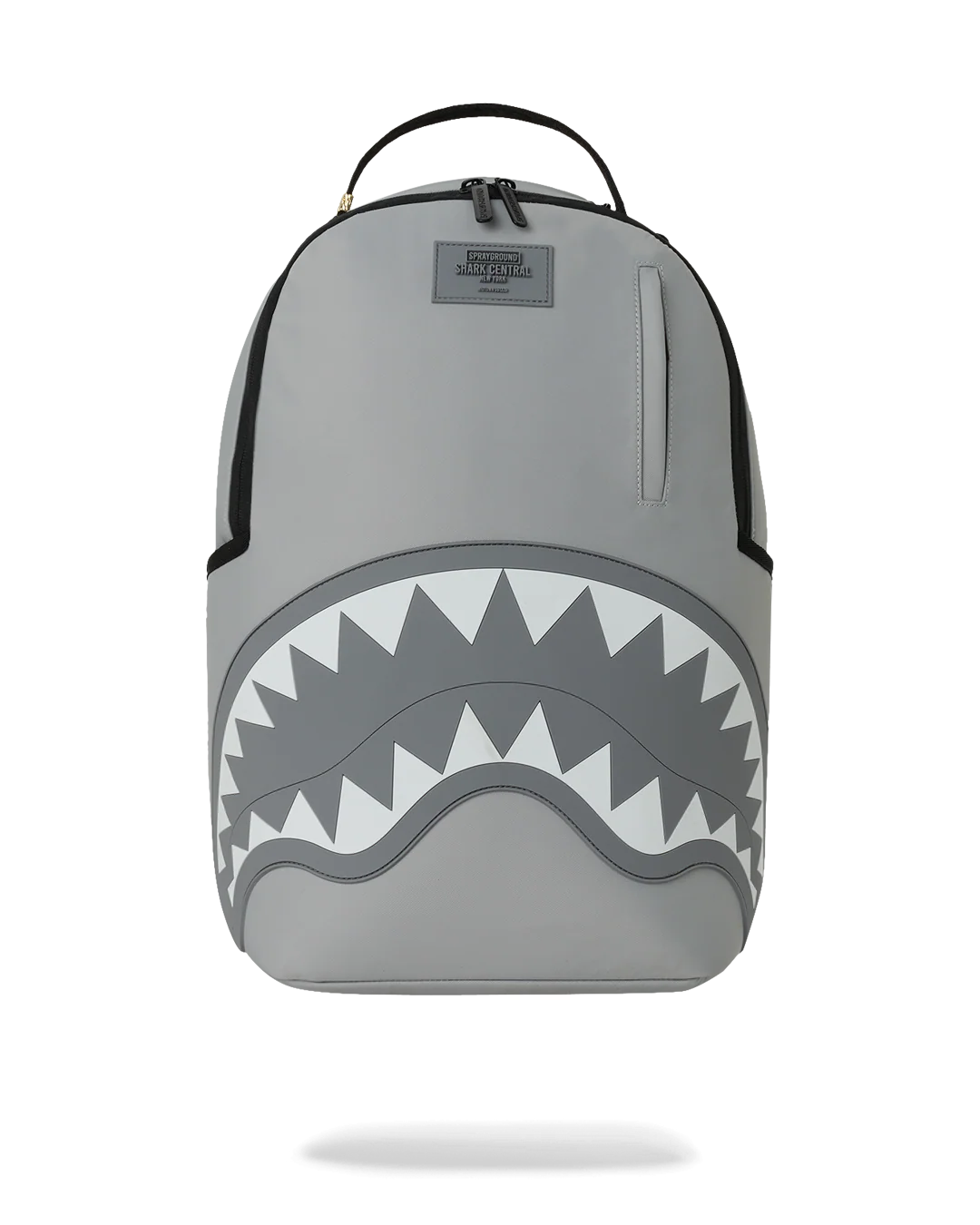 Sprayground Shark Central Tonal Gray Nylon Backpack