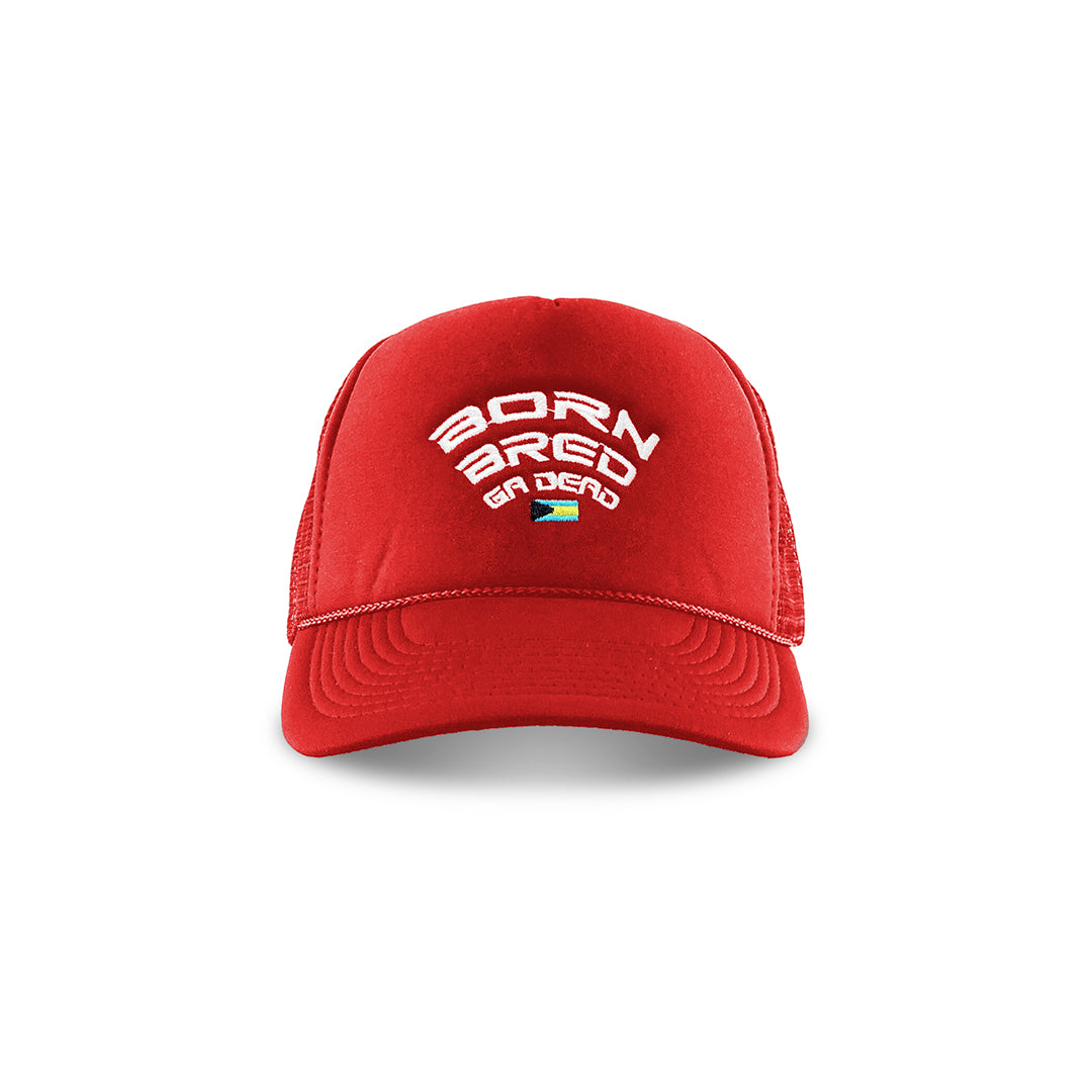 BBGD Logo Trucker Hat - Red