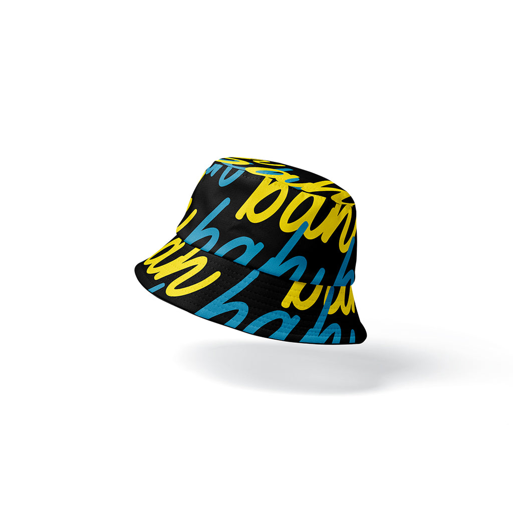 The Bah Script Collection (Independence) Bucket Hat - Black