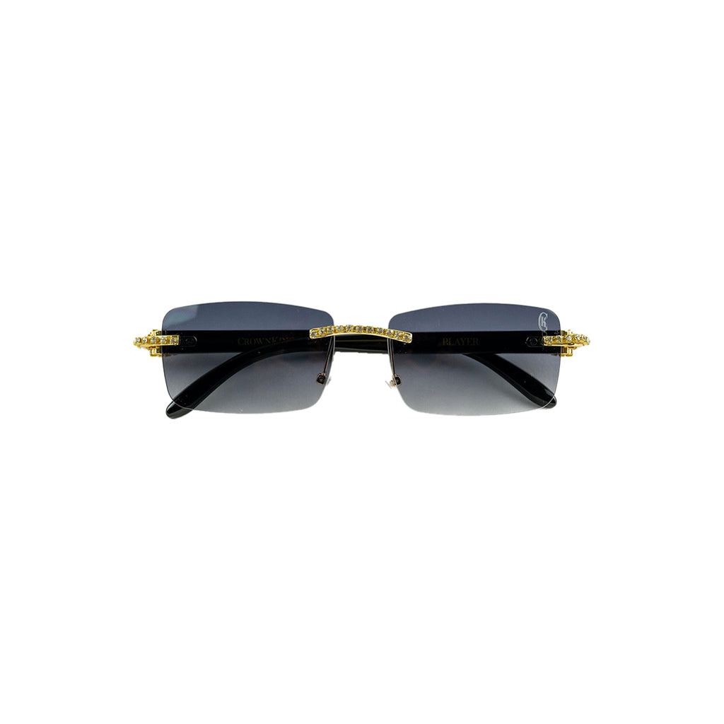 Crown Kings The Player Iced Sunglasses - Black