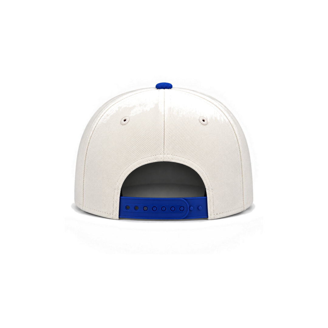 New Era New York Knicks 9FORTY Snapback - Cream & Royal Blue