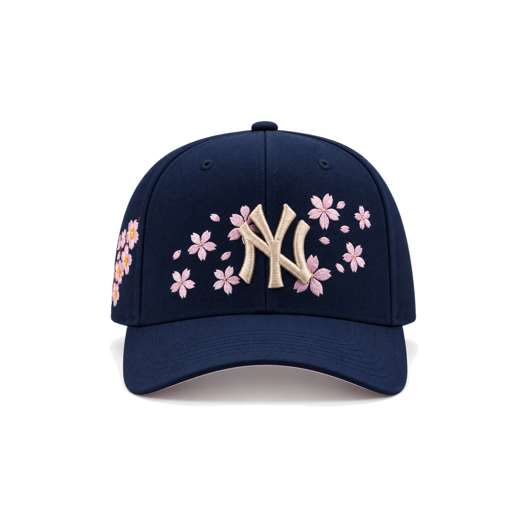 New Era New York Yankees 9FIFTY Snapback - Navy Cherry Blossom