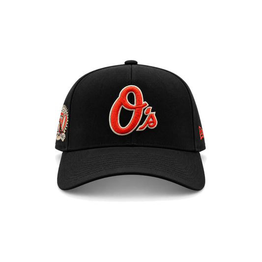 New Era Baltimore Orioles 9FORTY Snapback - Black & Orange