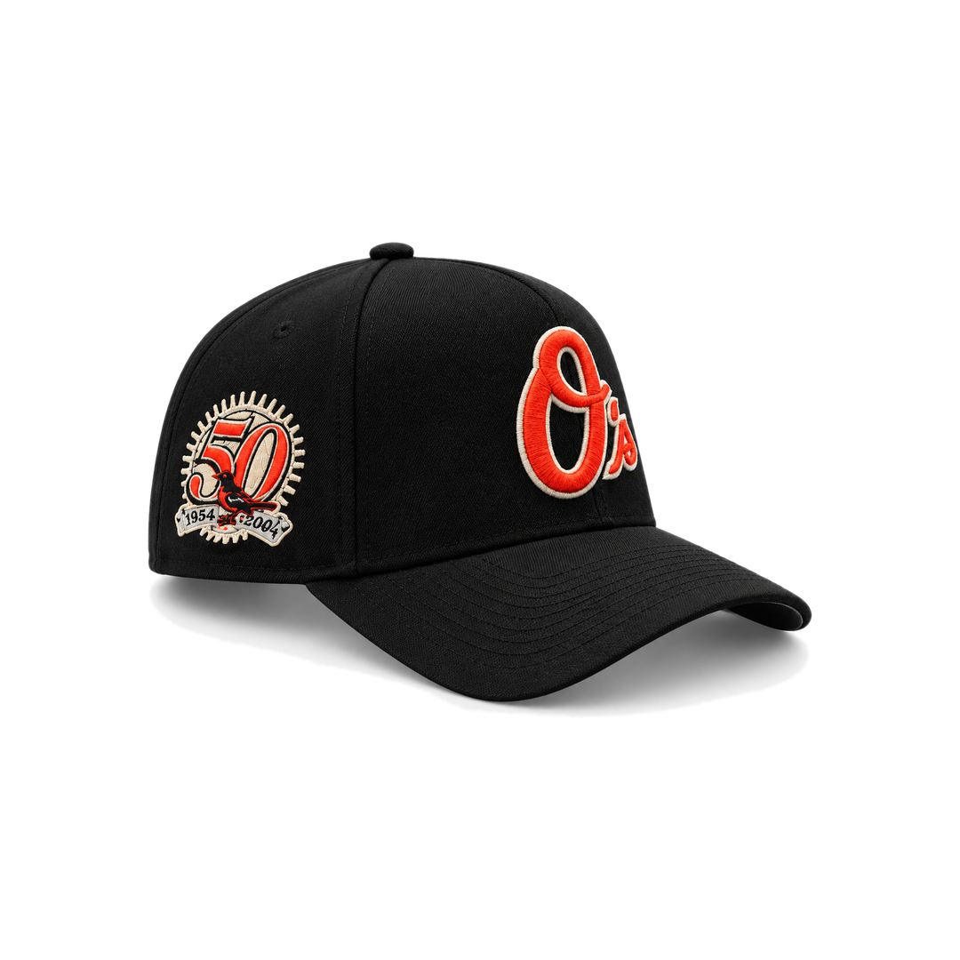 New Era Baltimore Orioles 9FORTY Snapback - Black & Orange