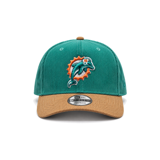 New Era Miami Dolphins 9FORTY Snapback - Teal & Brown