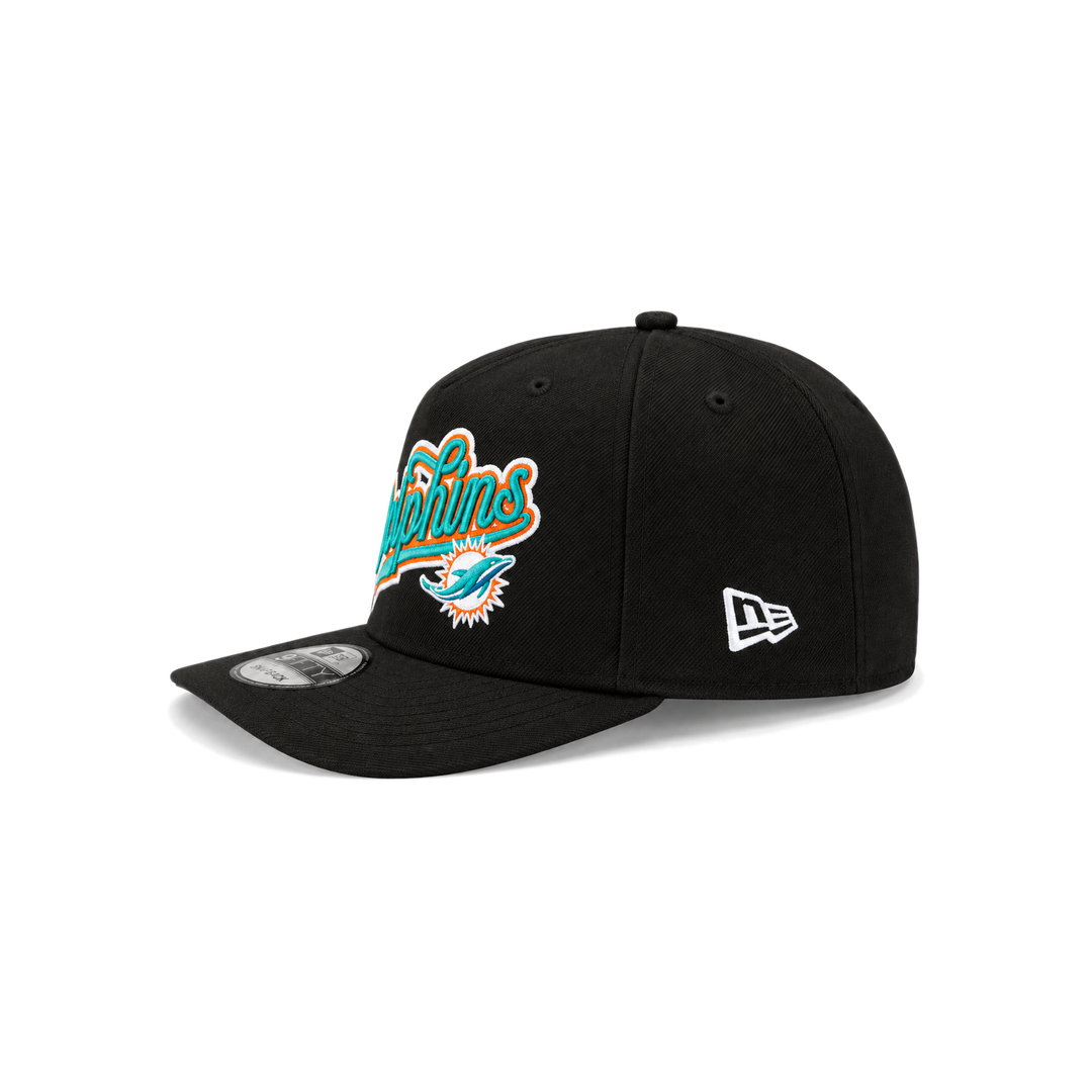 New Era Dolphins 9FIFTY Snapback Hat - Black
