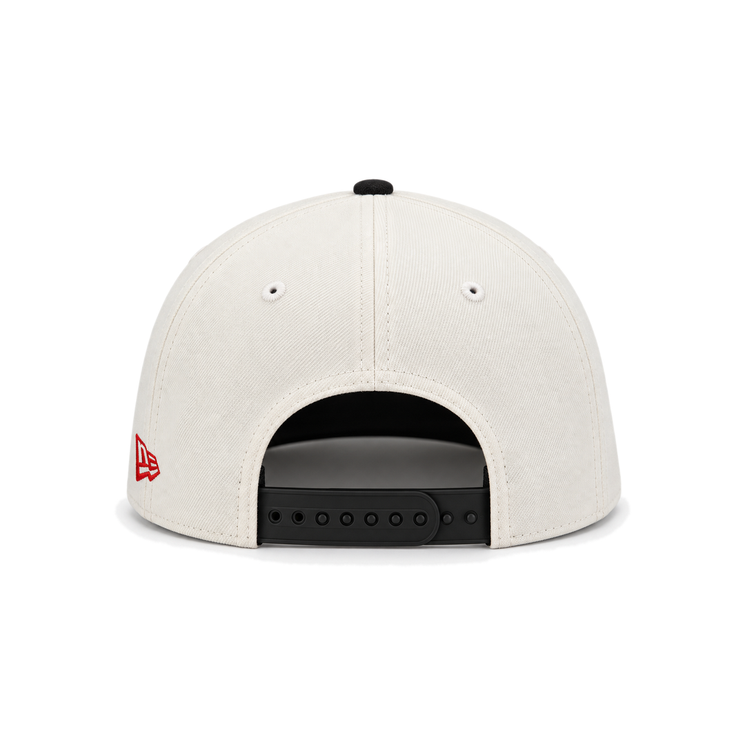 New Era Chicago Bulls 9FORTY Snapback -Cream & Black