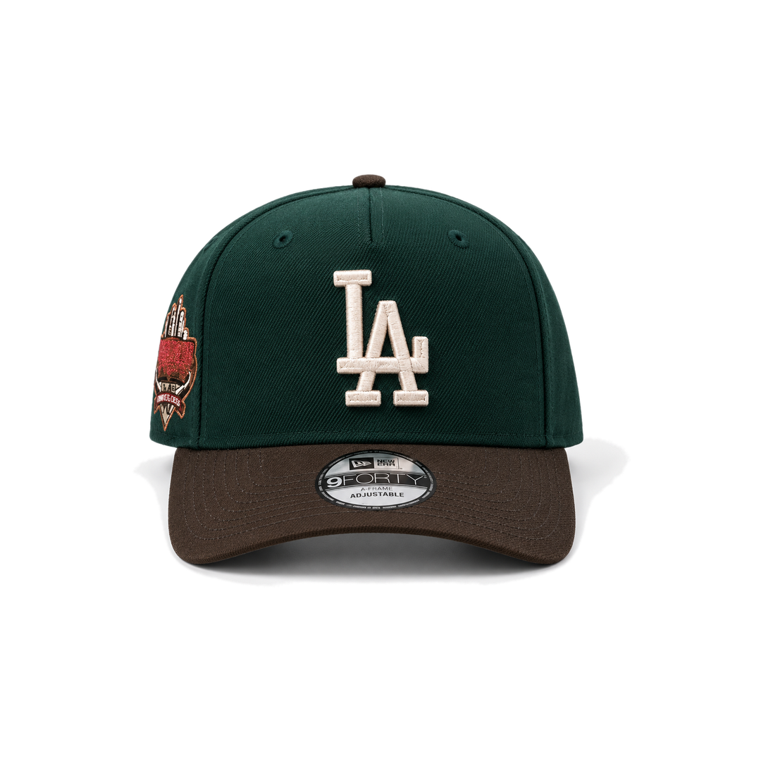 New Era LA 9FORTY Snapback - Green & Brown