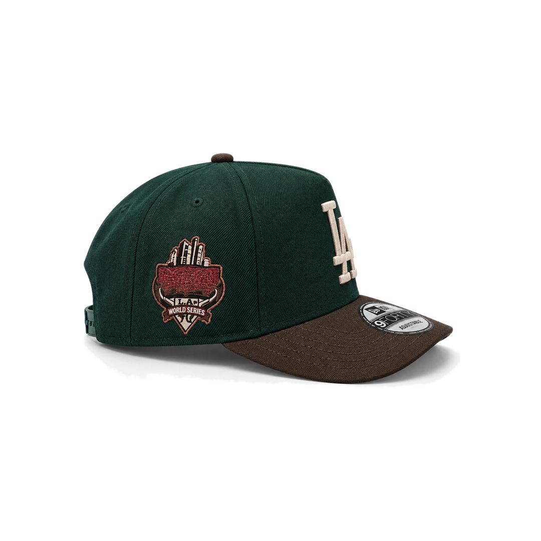 New Era LA 9FORTY Snapback - Green & Brown