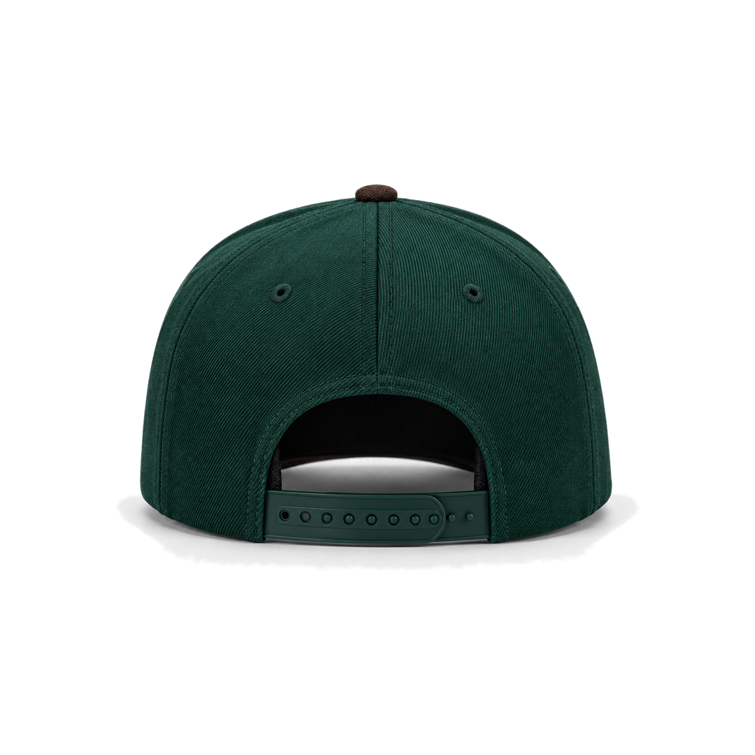 New Era LA 9FORTY Snapback - Green & Brown