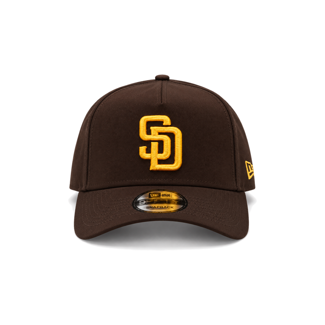 New Era San Diego Padres 9FORTY Snapback - Brown/Gold