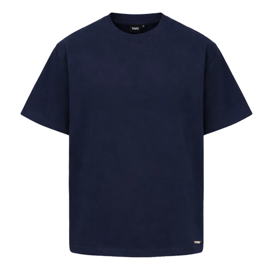 The Icon Premium Basic Tee - Navy