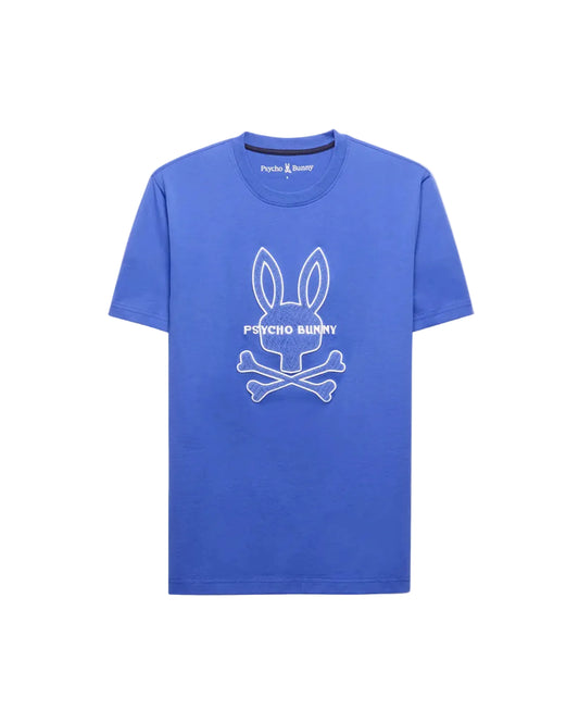 Psycho Bunny Craig Graphic Tee - Amparo Blue