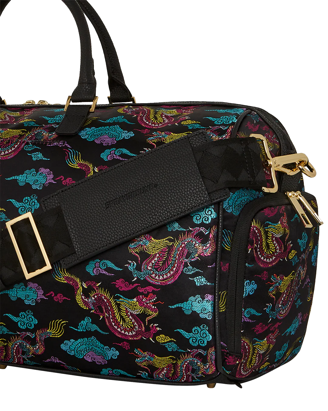 Sprayground Embroidered Dragons Duffle