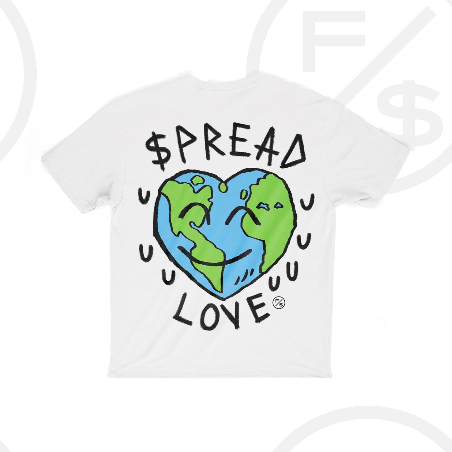 Fly Supply Spread Love Tee - White