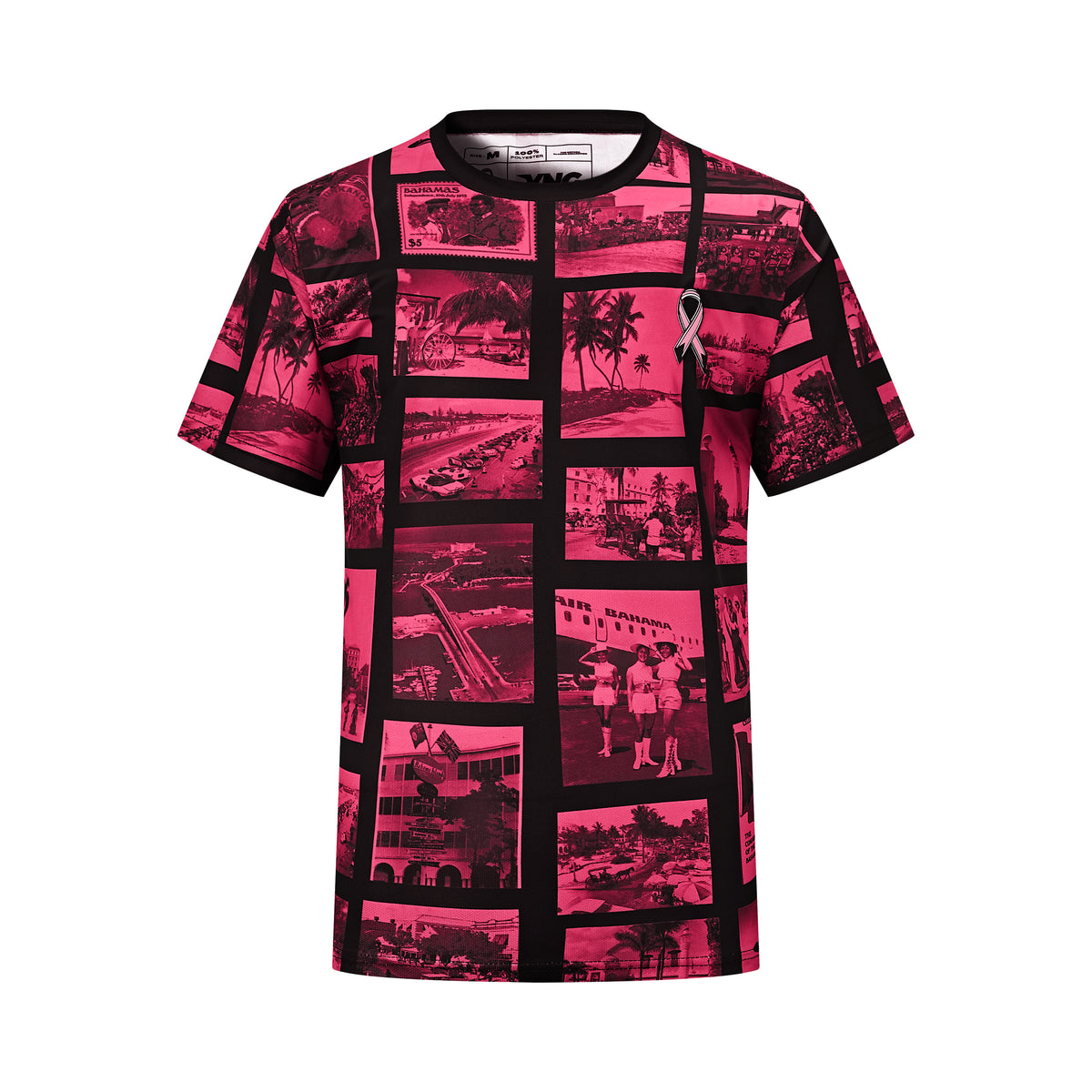The Coyaba Classic Crewneck T-Shirt (Breast Cancer Awareness) - Black