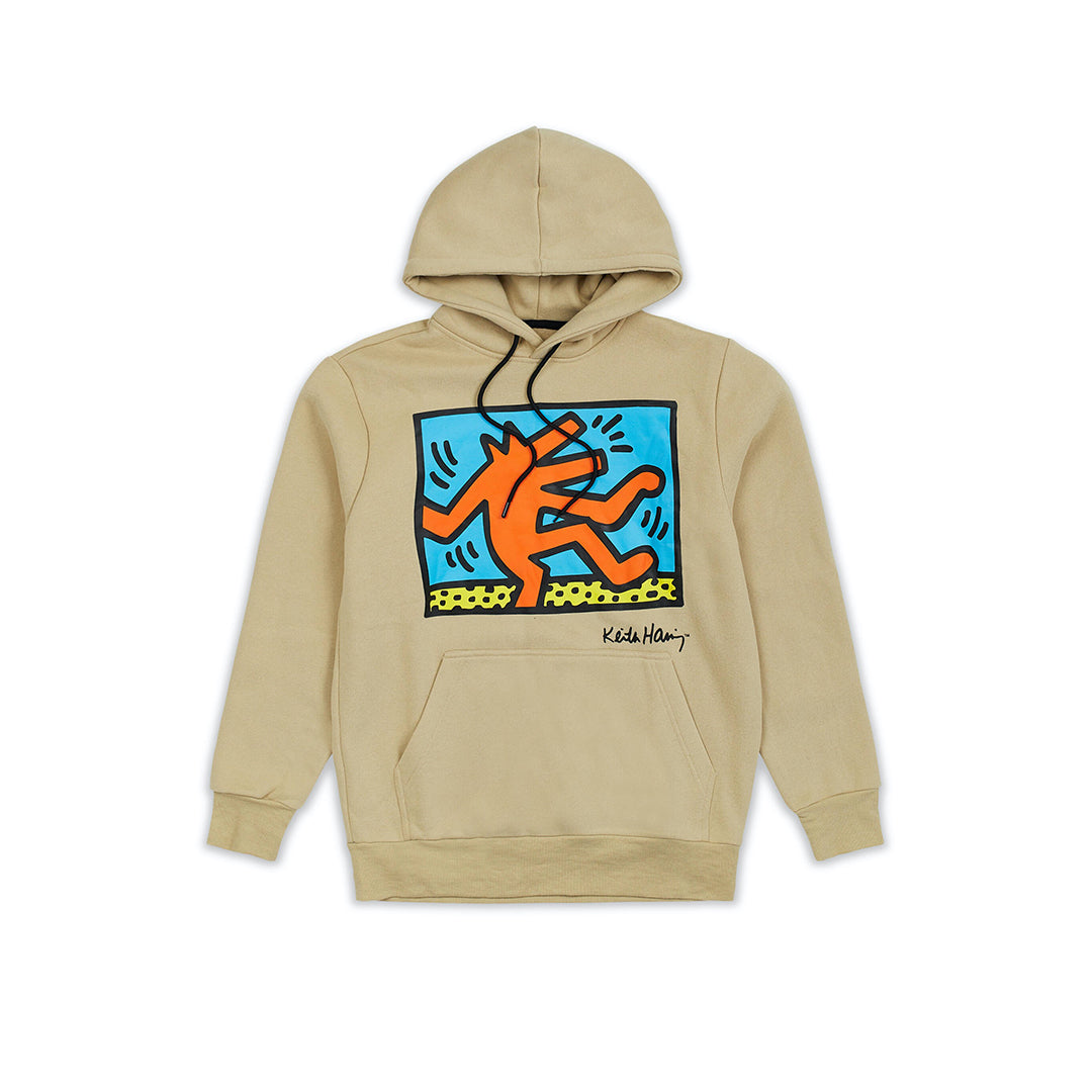 Reason Keith Haring Dancing Character Hoodie - Tan