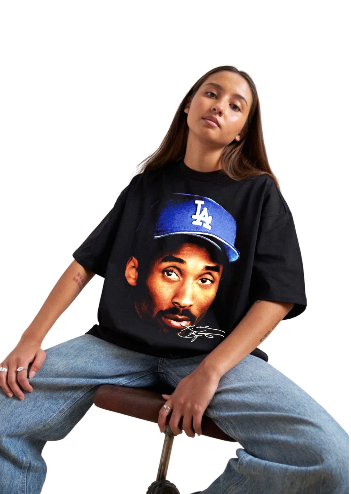 Portraits Kobe Tee - Jet Black