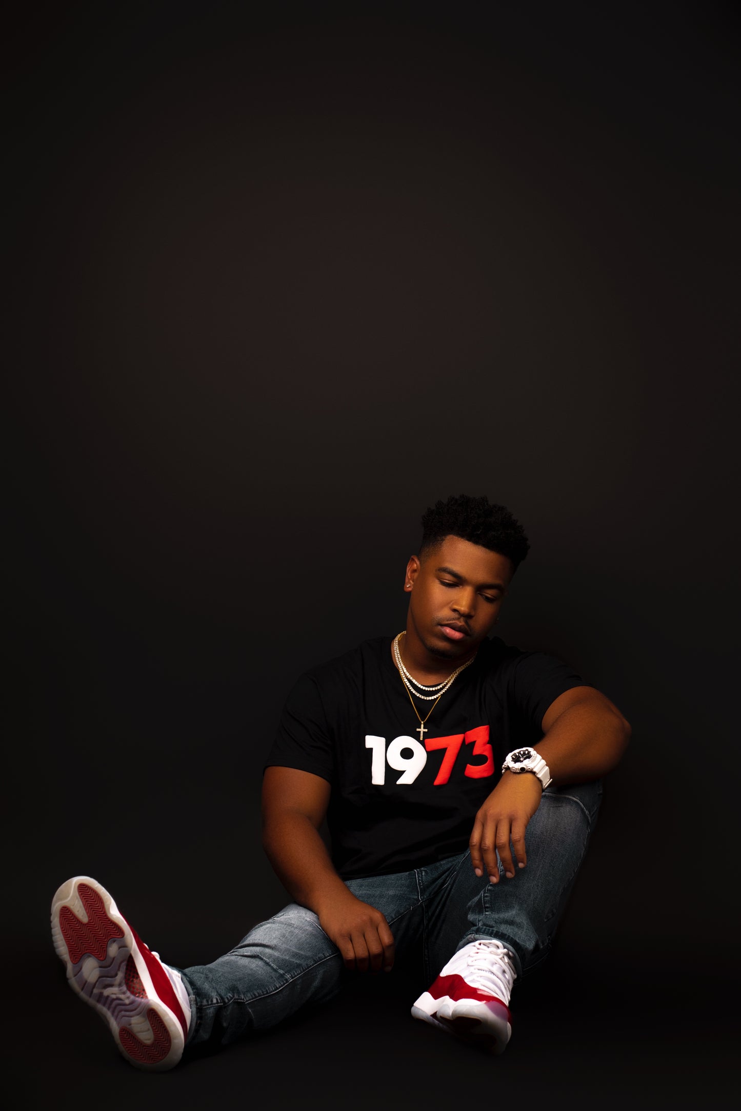 The 1973 Collection Greatness Tee - Black/Red