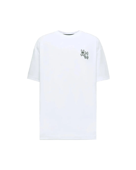 Psycho Bunny Luke Back Graphic Tee - White