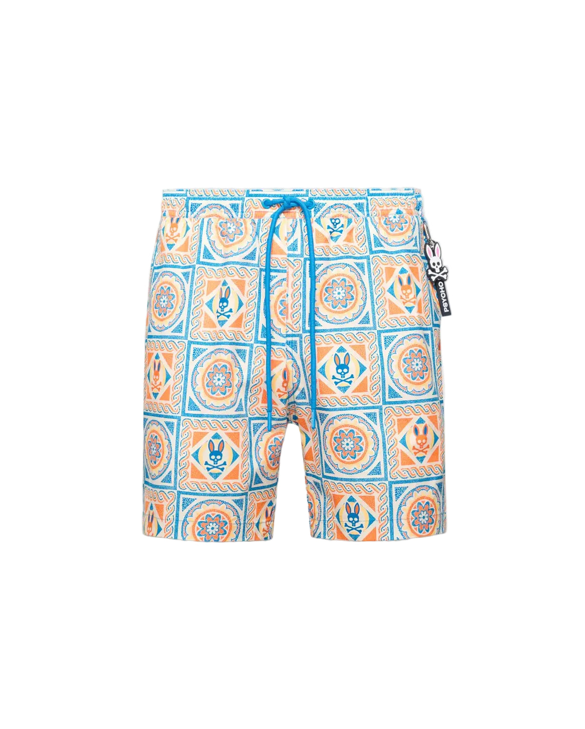 Psycho Bunny Frank Swim Trunks - Blue Danube