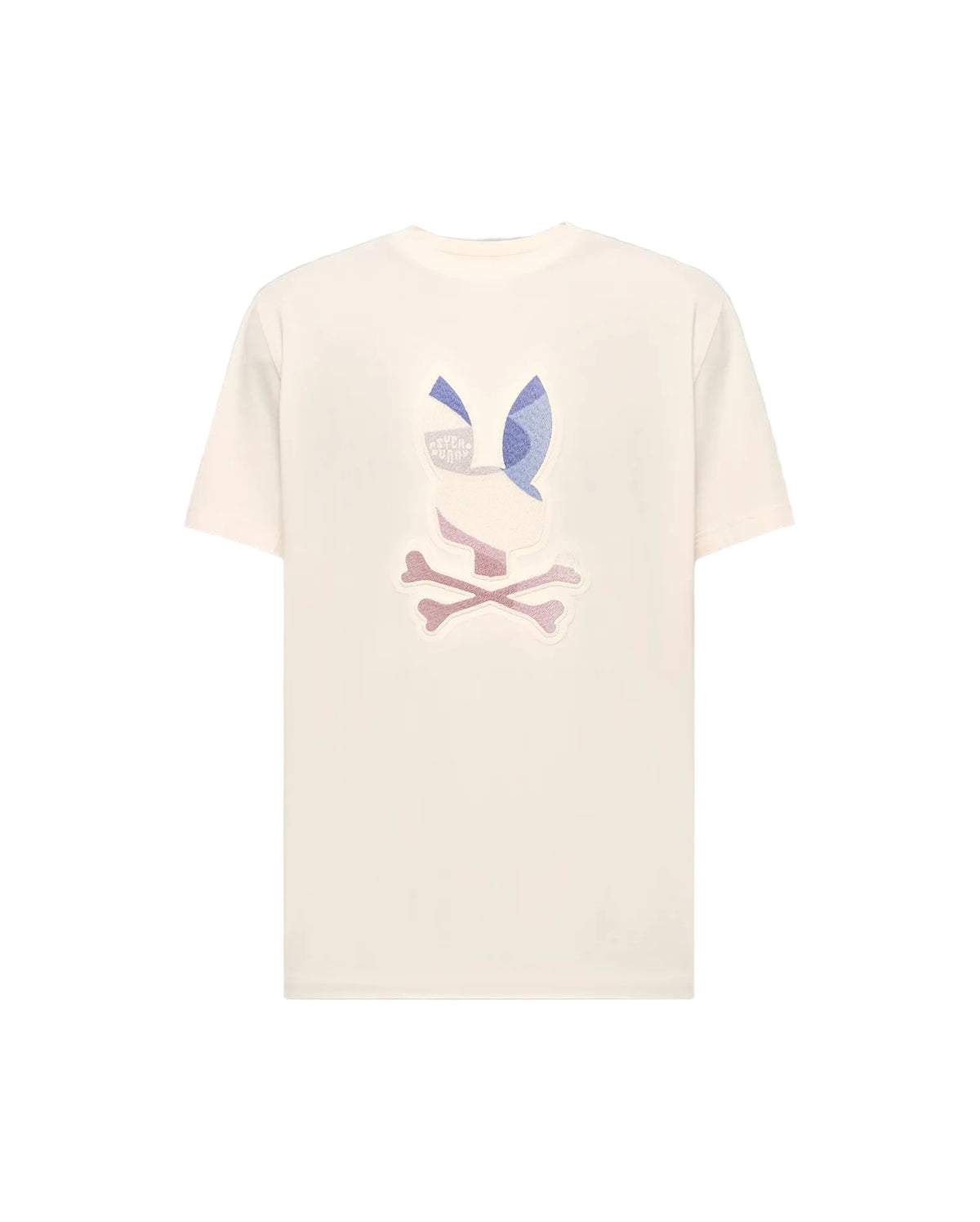 Psycho Bunny Dante Graphic Tee - White Cap Grey
