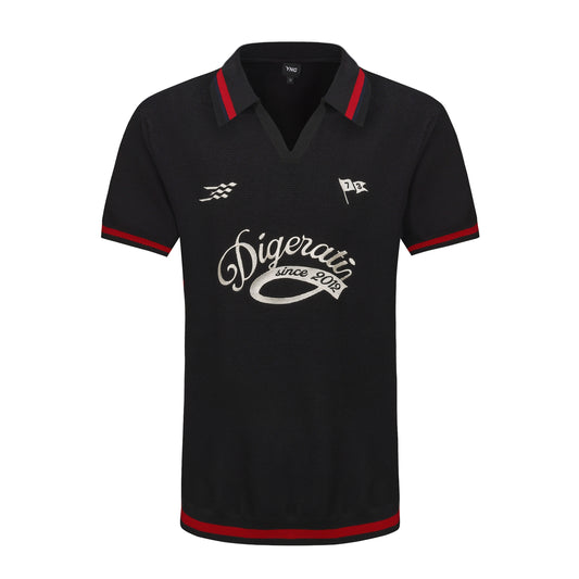 The Digerati Signature Polo - Midnight Black
