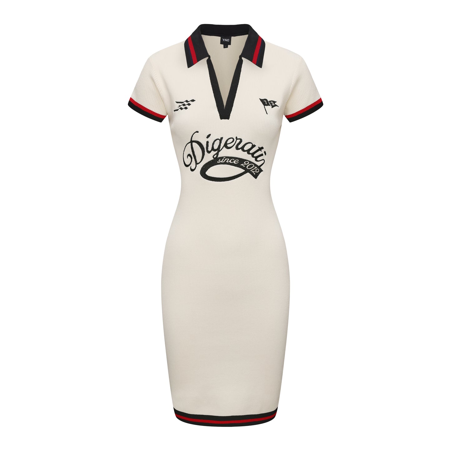 The Digerati Signature Female Polo Dress - Vintage Cream