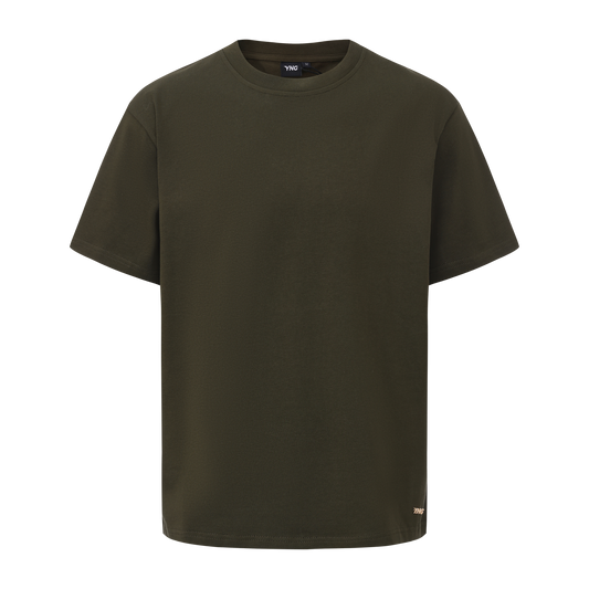 The Icon Premium Basic Tee - Deep Moss