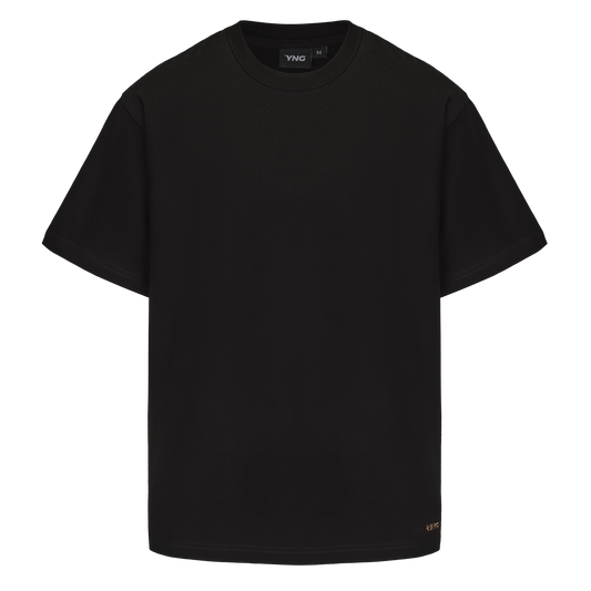 The Icon Premium Blank Tee - Black