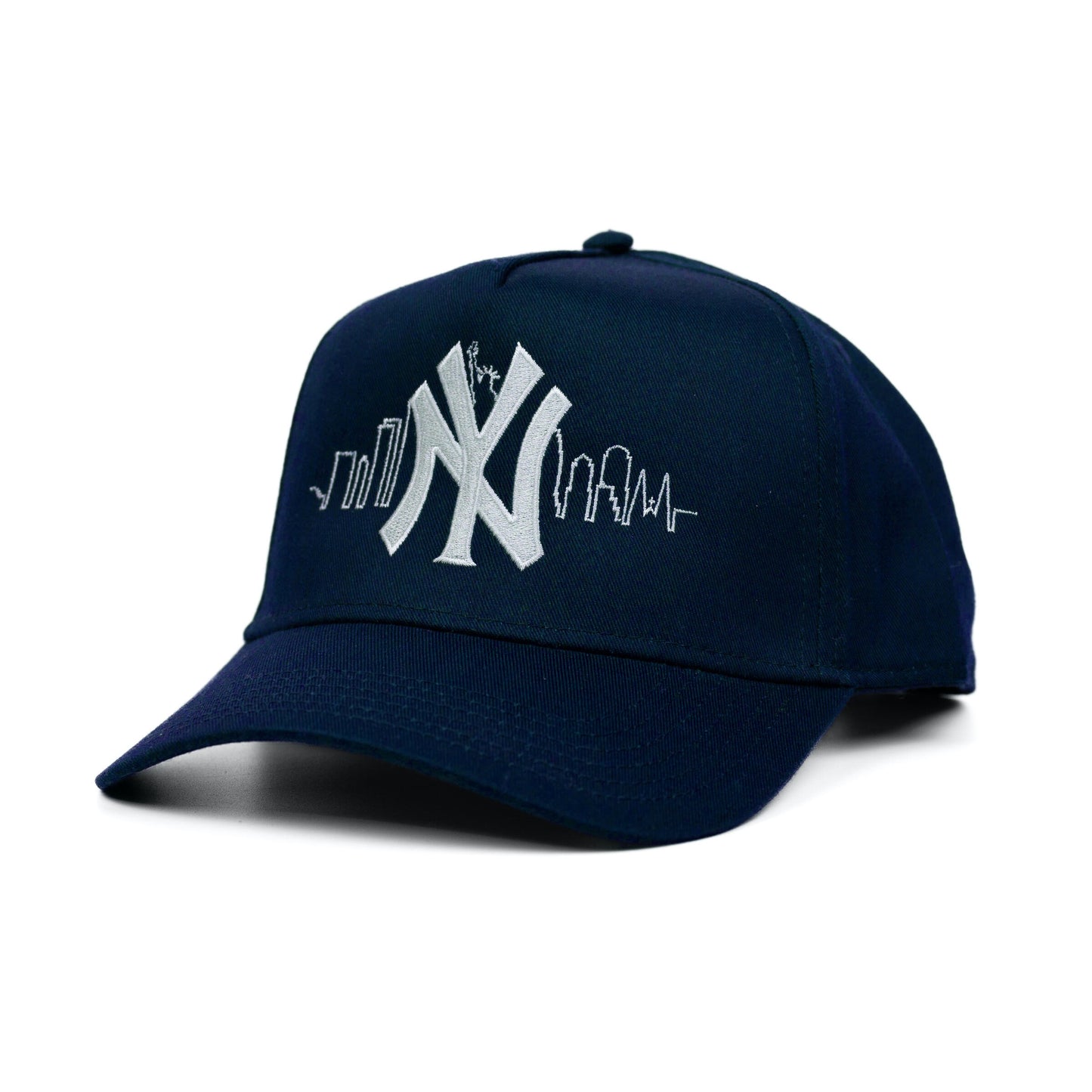 Crown Kings NY Skyline Snapback - Navy