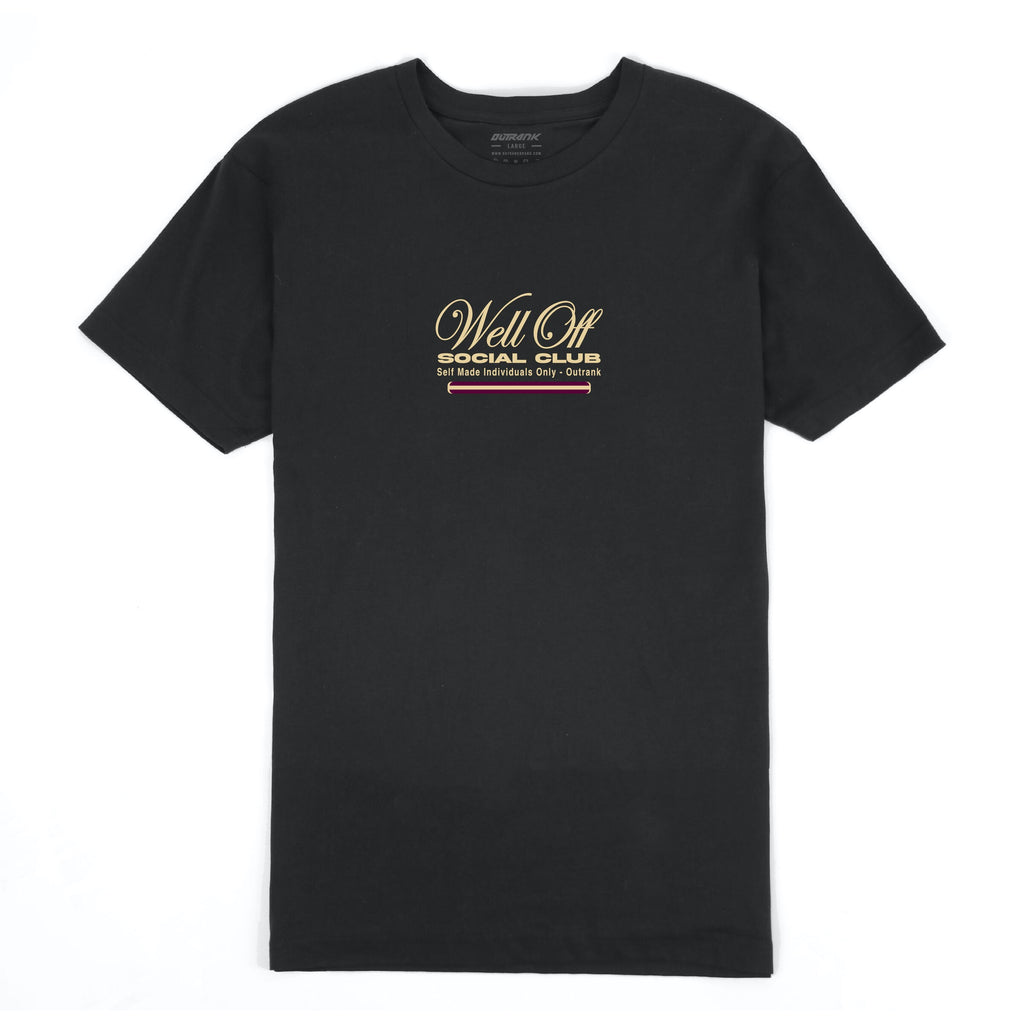 Outrank Well Off Tee - Black