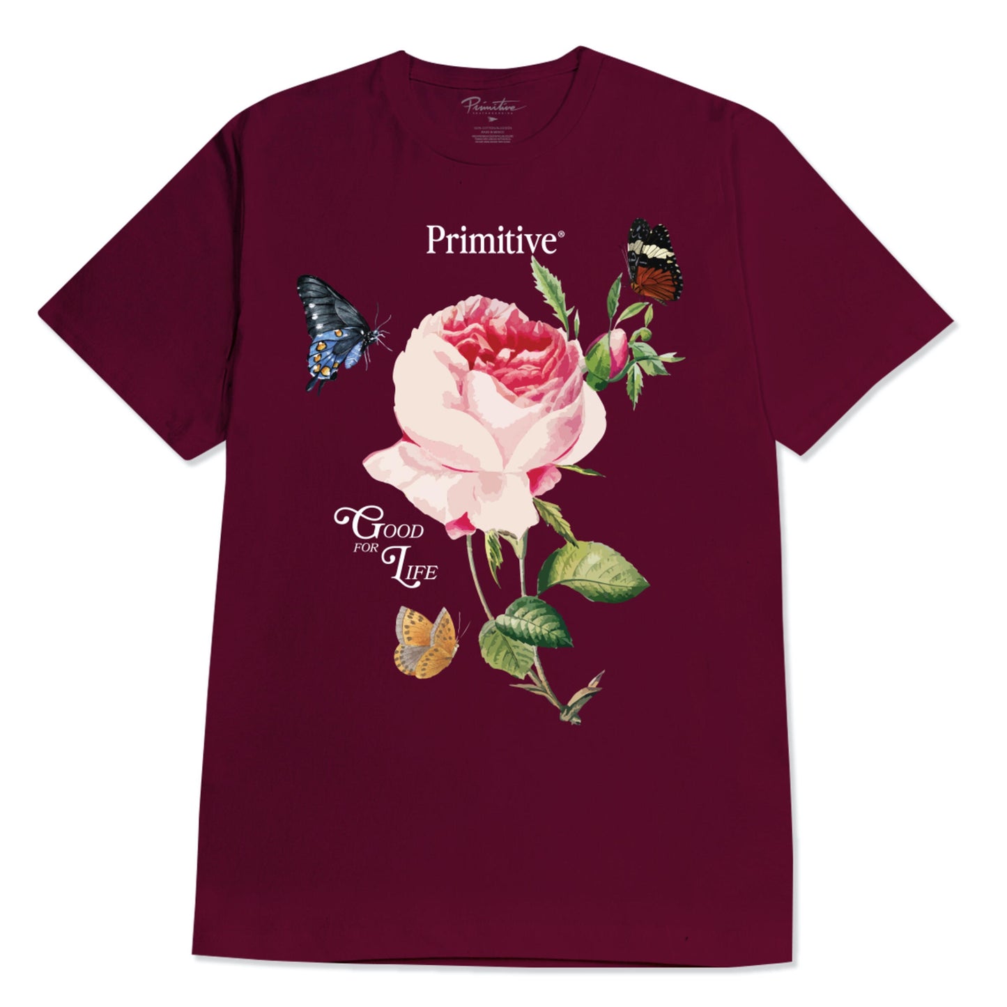 Primitive Essense Tee - Burgundy